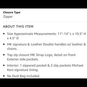 Michael Kors Jet Set Travel Bag